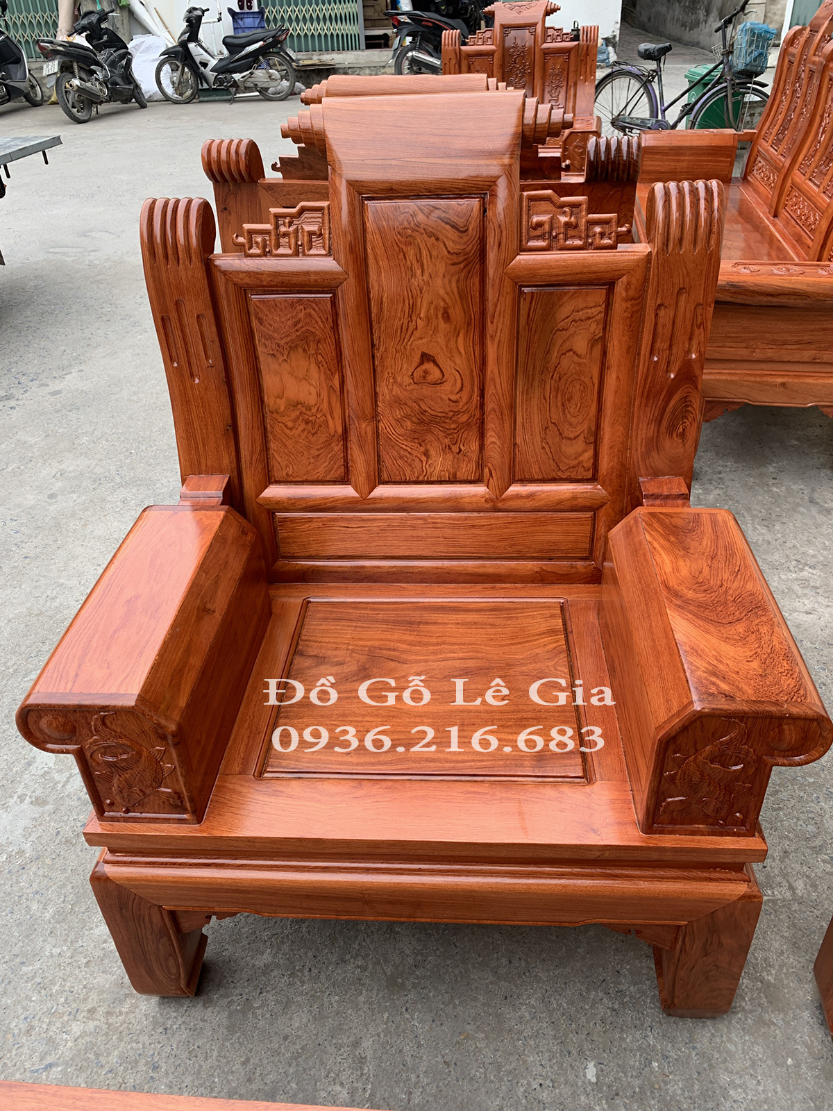 Bộ Âu Á Vách Trơn gỗ Hương ( A Phúc - Hưng Yên) 11