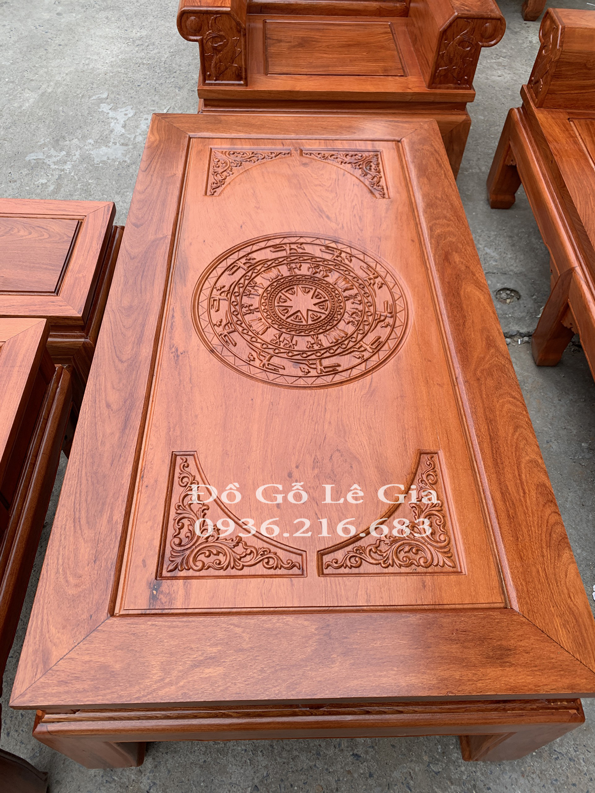 Bộ Âu Á Vách Trơn gỗ Hương ( A Phúc - Hưng Yên) 10