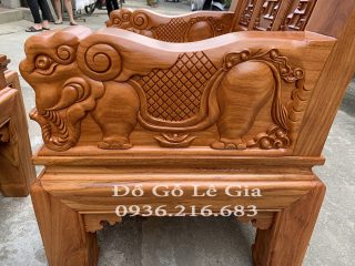 Bộ Âu Á chương voi tay nguyên khối gỗ Gõ Bộ Âu Á chương voi tay nguyên khối gỗ Gõ 9