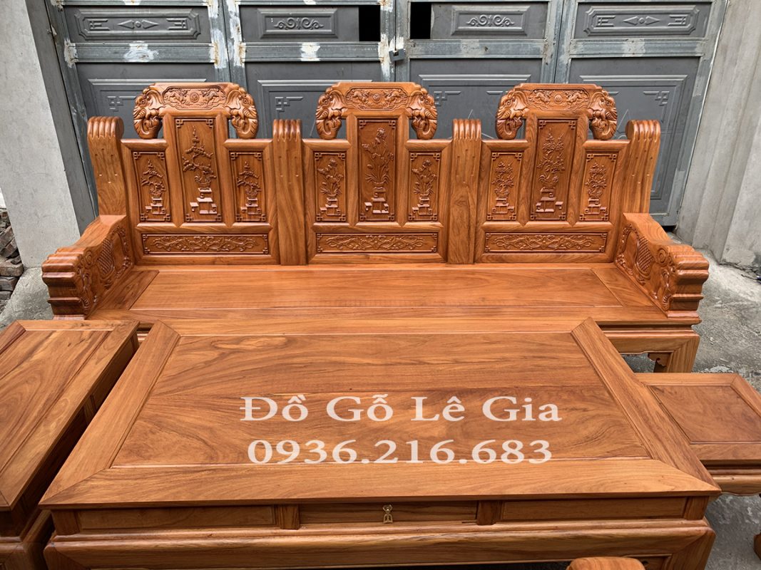 Bộ Âu Á chương voi tay nguyên khối gỗ Gõ Bộ Âu Á chương voi tay nguyên khối gỗ Gõ 13