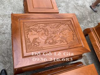 Bộ Tần Thủy Hoàng cột 12 gỗ Gõ đỏ Bộ Tần Thủy Hoàng cột 12 gỗ Gõ đỏ 21