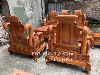 Bộ Tần Thủy Hoàng cột 12 gỗ Gõ đỏ Bộ Tần Thủy Hoàng cột 12 gỗ Gõ đỏ 18