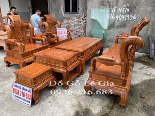 Bộ Tần Thủy Hoàng cột 12 gỗ Gõ đỏ Bộ Tần Thủy Hoàng cột 12 gỗ Gõ đỏ 13