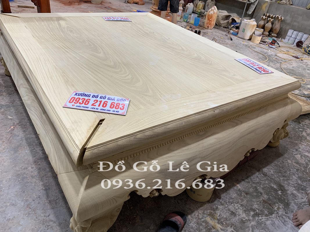 Sập Chân Quỳ gỗ Cẩm Vàng Sập Chân Quỳ gỗ Cẩm Vàng 10