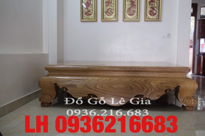 Sập Chân Quỳ gỗ Cẩm Vàng ( A Tuyến - Bắc Giang) 1