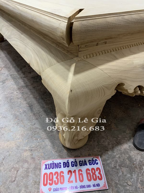 Sập Chân Quỳ gỗ Cẩm Vàng Sập Chân Quỳ gỗ Cẩm Vàng 12