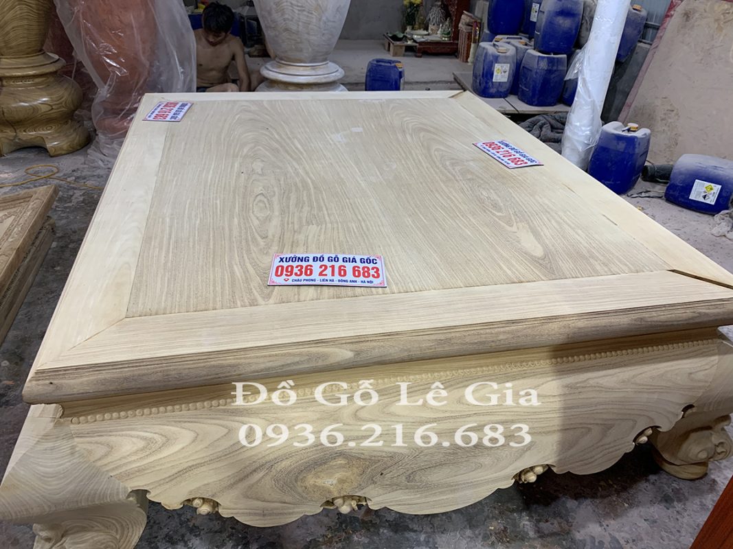 Sập Chân Quỳ gỗ Cẩm Vàng Sập Chân Quỳ gỗ Cẩm Vàng 13