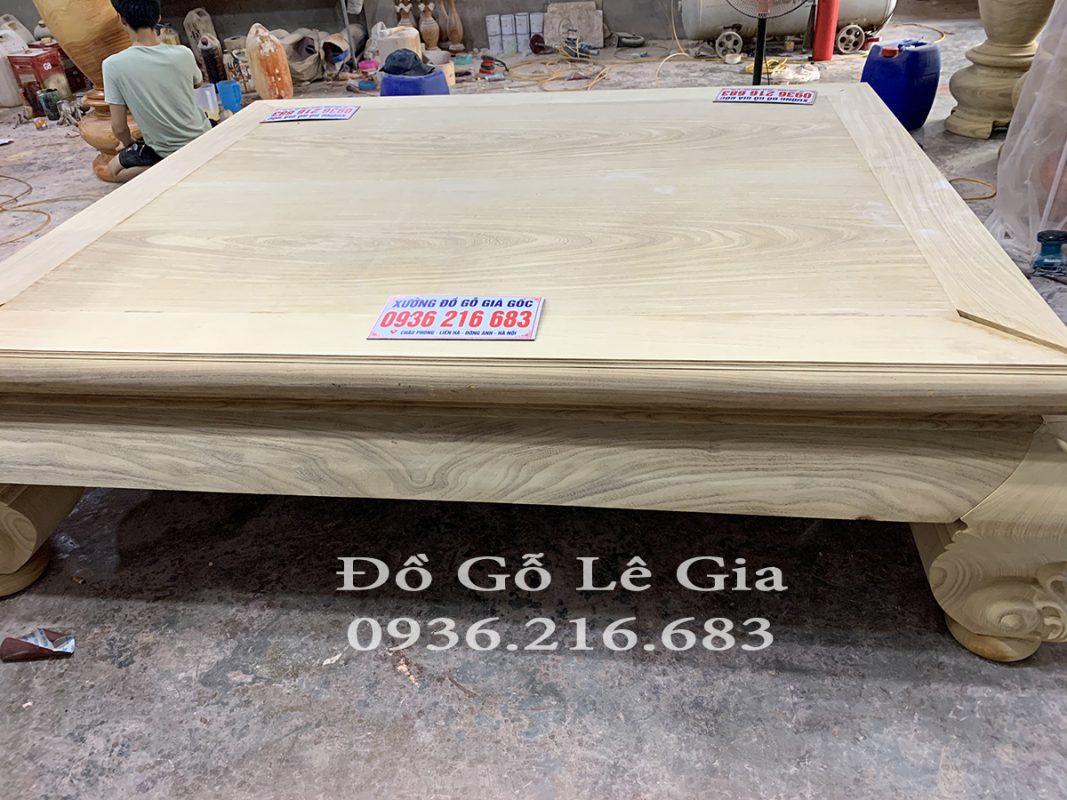 Sập Chân Quỳ gỗ Cẩm Vàng Sập Chân Quỳ gỗ Cẩm Vàng 17