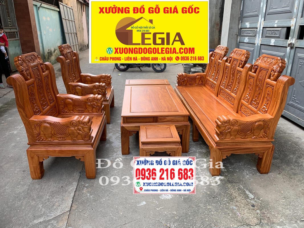 Bộ Âu Á chương voi tay nguyên khối gỗ Gõ Bộ Âu Á chương voi tay nguyên khối gỗ Gõ 12