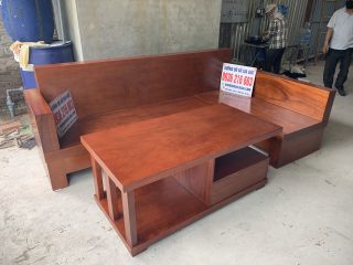 Bộ SoFa góc chữ L gỗ Gõ đỏ hàng tiêu dùng Bộ SoFa góc chữ L gỗ Gõ đỏ hàng tiêu dùng 4