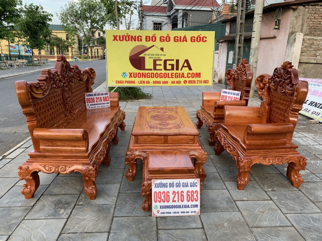 Bộ Hoàng Gia V4 gỗ Hương hàng tiêu dùng 12