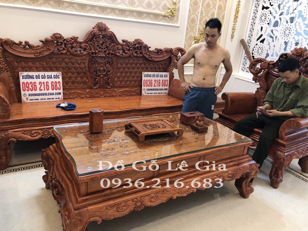 Bộ Hoàng Gia V4 gỗ Hương ( A Tuyến - Quảng Ninh) 13