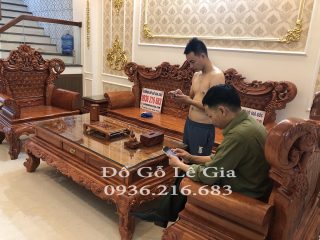 Bộ Hoàng Gia V4 gỗ Hương ( A Tuyến - Quảng Ninh) 5