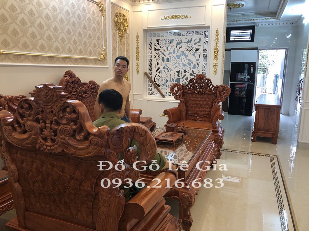 Bộ Hoàng Gia V4 gỗ Hương ( A Tuyến - Quảng Ninh) 11