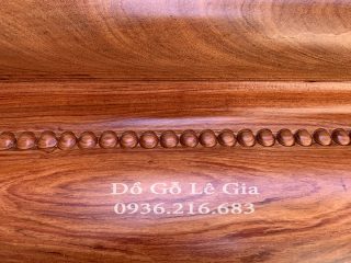 Sập Chân Quỳ Gỗ Hương Đá Kích Thước 160*200 9