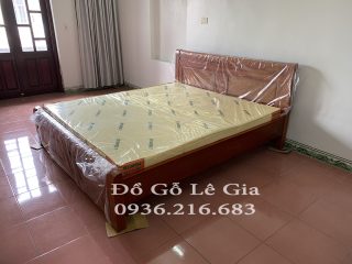 Giường gỗ Xoan Đào KT 180*200 ( AC Đông Việt - Hà Nội) 6