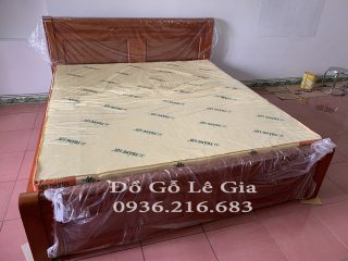 Giường gỗ Xoan Đào KT 180*200 ( AC Đông Việt - Hà Nội) 5