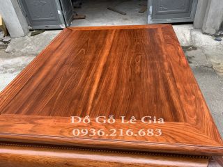 Sập Chân Quỳ gỗ gõ tuyển chọn vân gỗ 6