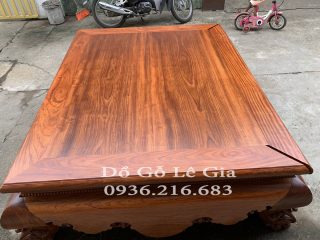 Sập Chân Quỳ gỗ gõ tuyển chọn vân gỗ 8