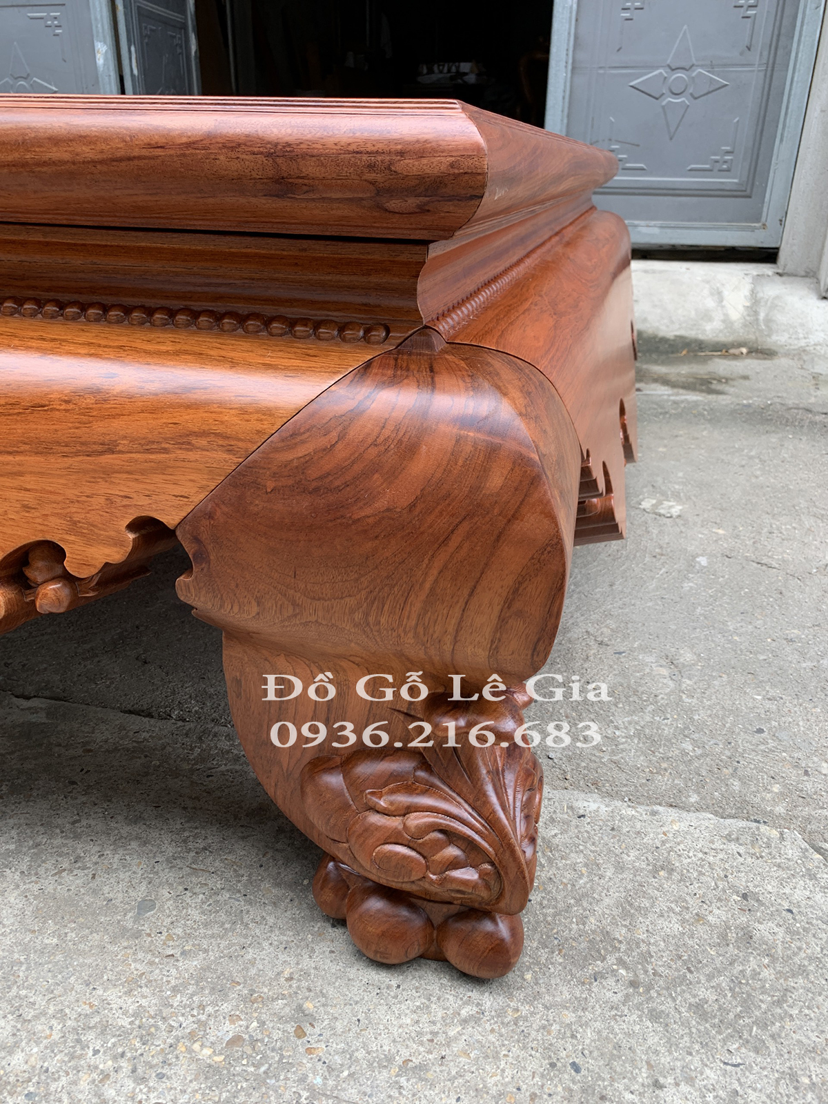 Sập Chân Quỳ gỗ gõ tuyển chọn vân gỗ Sập Chân Quỳ gỗ gõ tuyển chọn vân gỗ 18