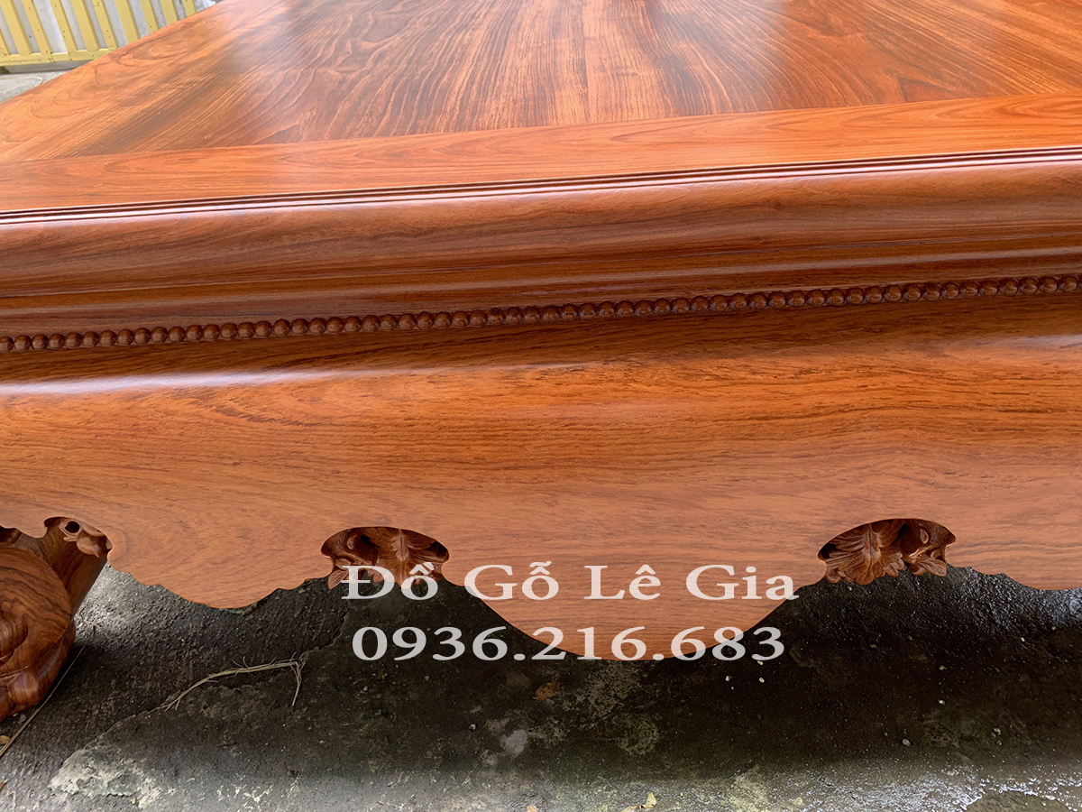 Sập Chân Quỳ gỗ gõ tuyển chọn vân gỗ 12