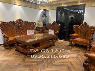 Bộ Hoàng Gia V10 gỗ Gõ đỏ ( A Thịnh - Hà Nội) 7