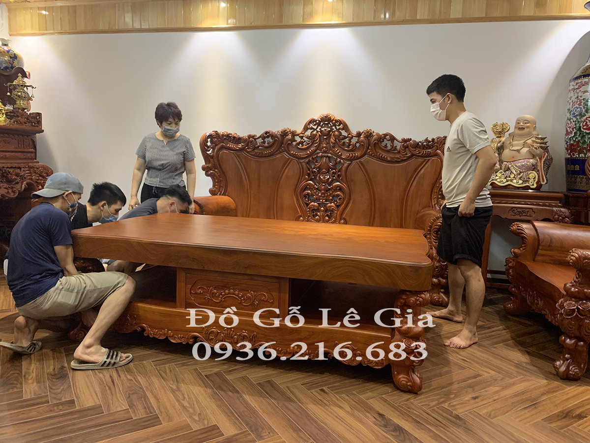 Bộ Hoàng Gia V10 gỗ Gõ đỏ ( A Thịnh - Hà Nội) 18