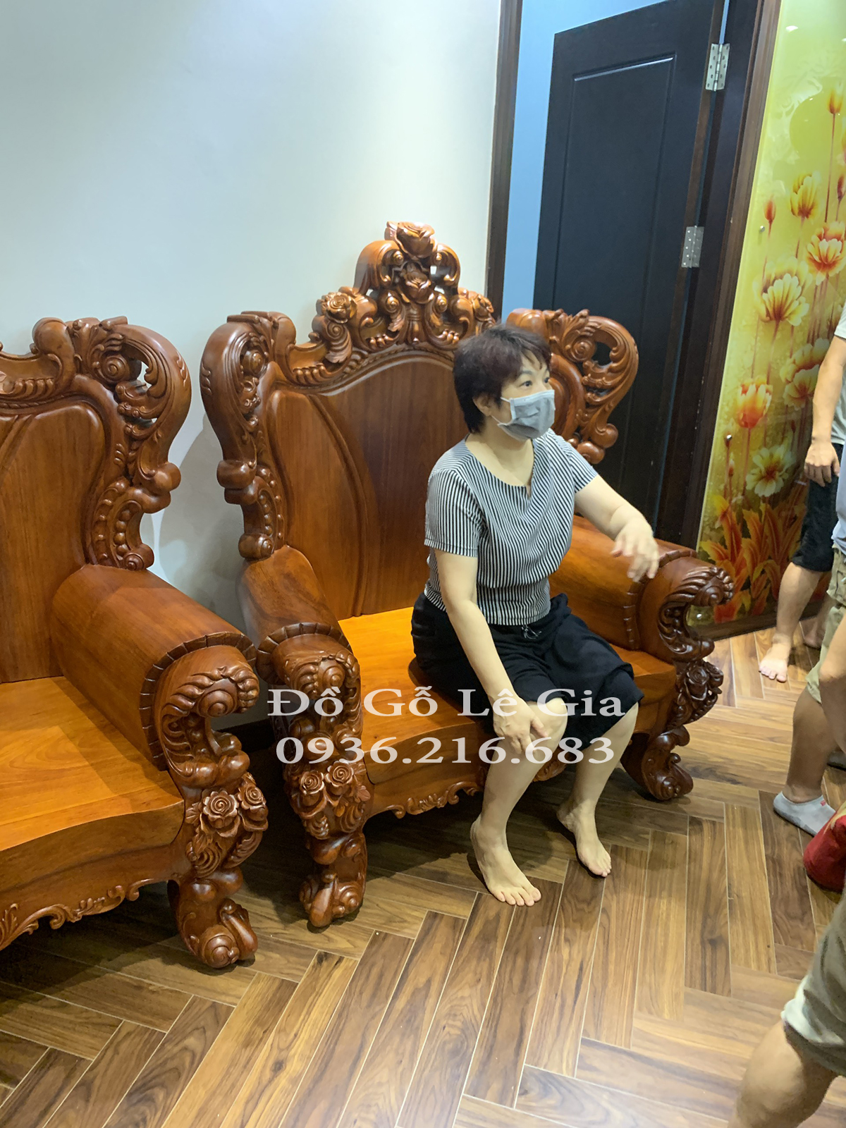 Bộ Hoàng Gia V10 gỗ Gõ đỏ ( A Thịnh - Hà Nội) 16