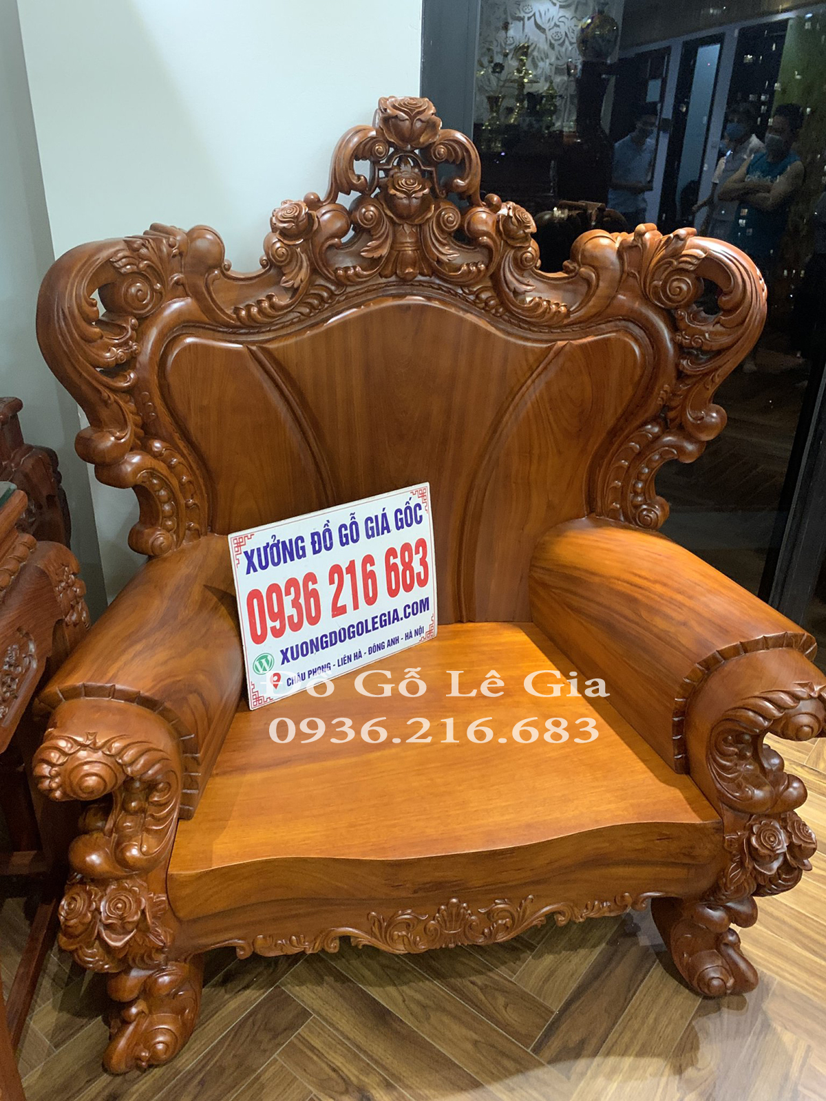 Bộ Hoàng Gia V10 gỗ Gõ đỏ ( A Thịnh - Hà Nội) 15