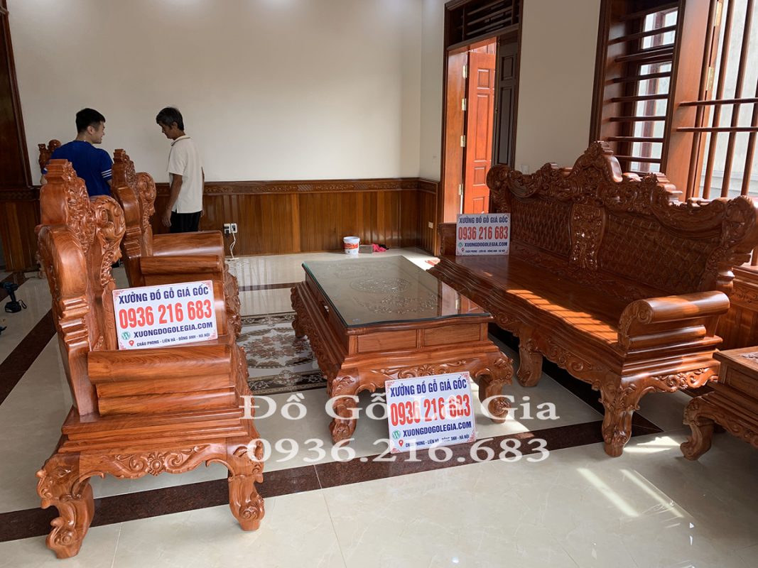 Bộ Hoàng Gia V4 gỗ Hương đá ( Chú Tuệ - Hải Dương) Bộ Hoàng Gia V4 gỗ Hương đá ( Chú Tuệ - Hải Dương) 10