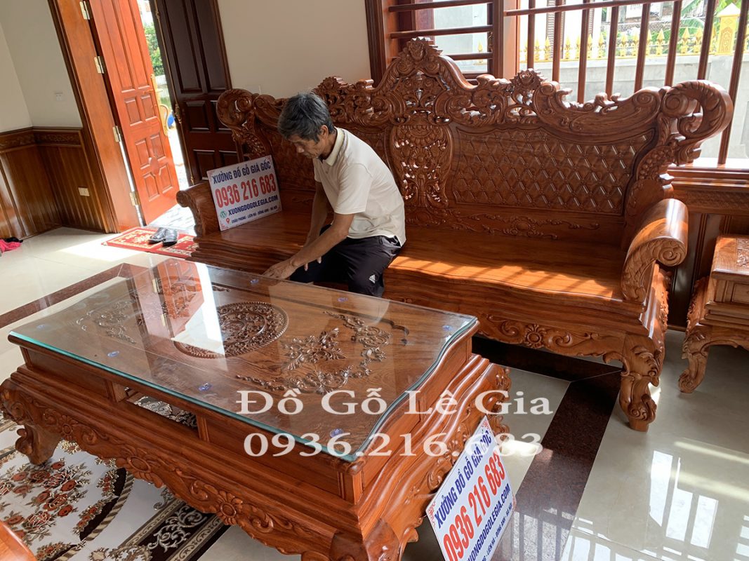 Bộ Hoàng Gia V4 gỗ Hương đá ( Chú Tuệ - Hải Dương) Bộ Hoàng Gia V4 gỗ Hương đá ( Chú Tuệ - Hải Dương) 11