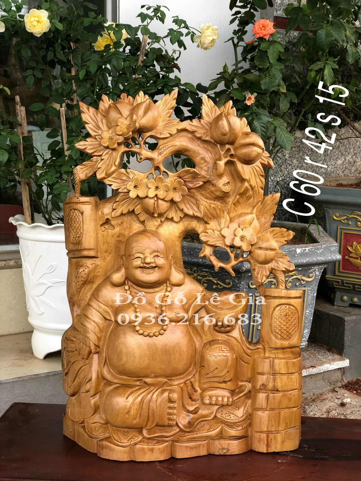 Tượng Di Lặc Ngồi Đào 4