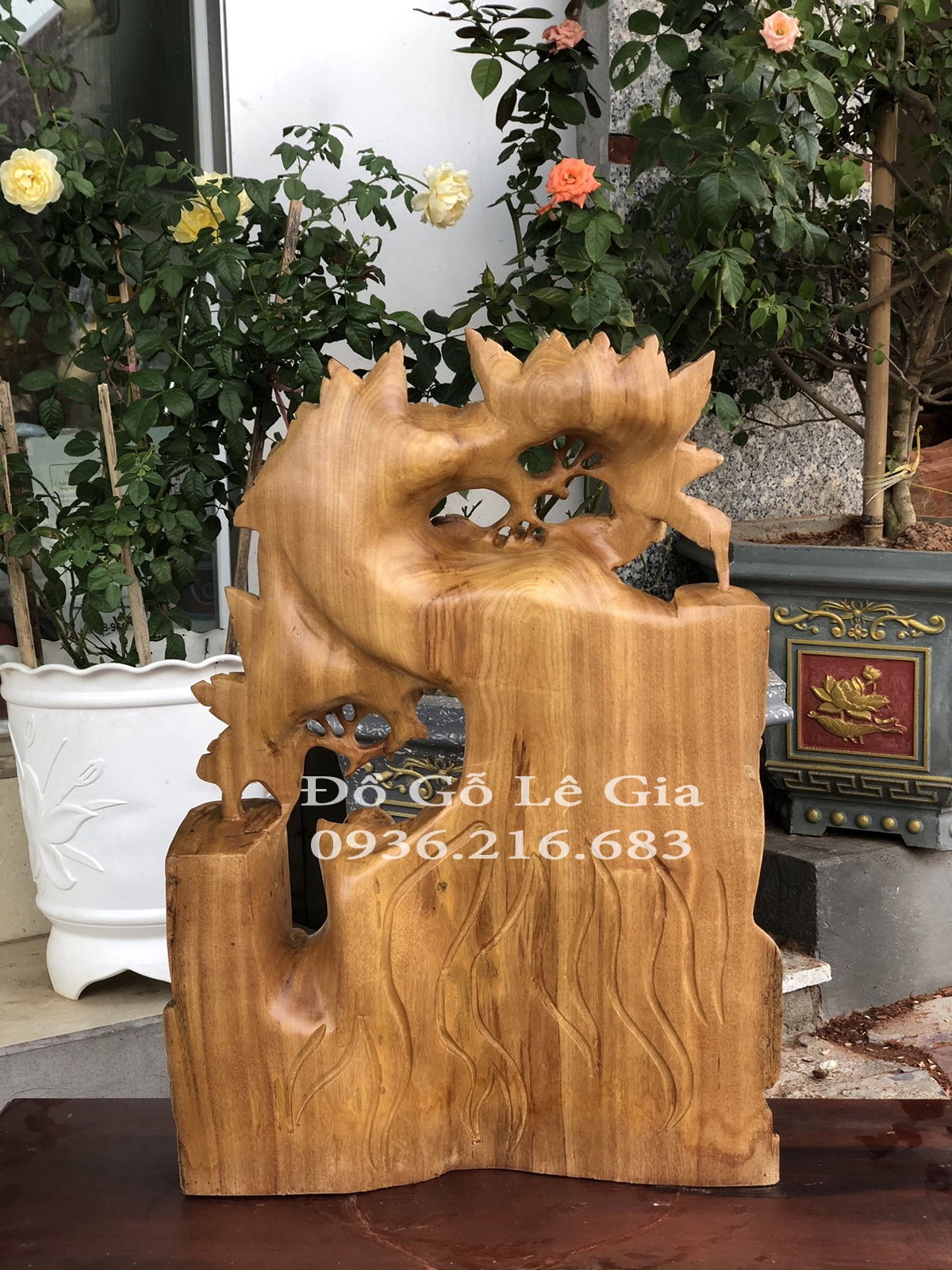 Tượng Di Lặc Ngồi Đào 3