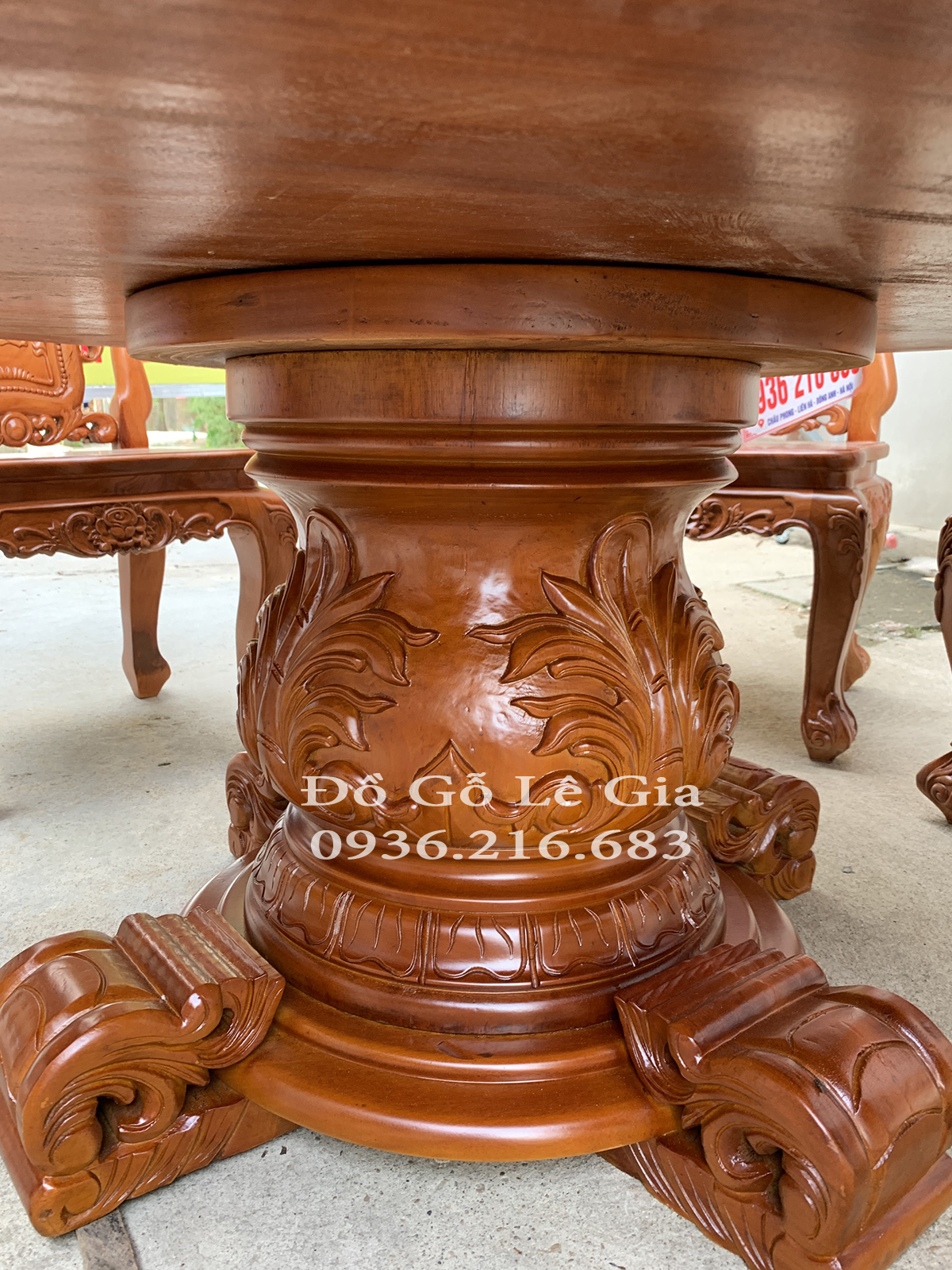 Bộ Bàn Ăn 6 Ghế Louis Hoa Hồng Bộ Bàn Ăn 6 Ghế Louis Hoa Hồng 16