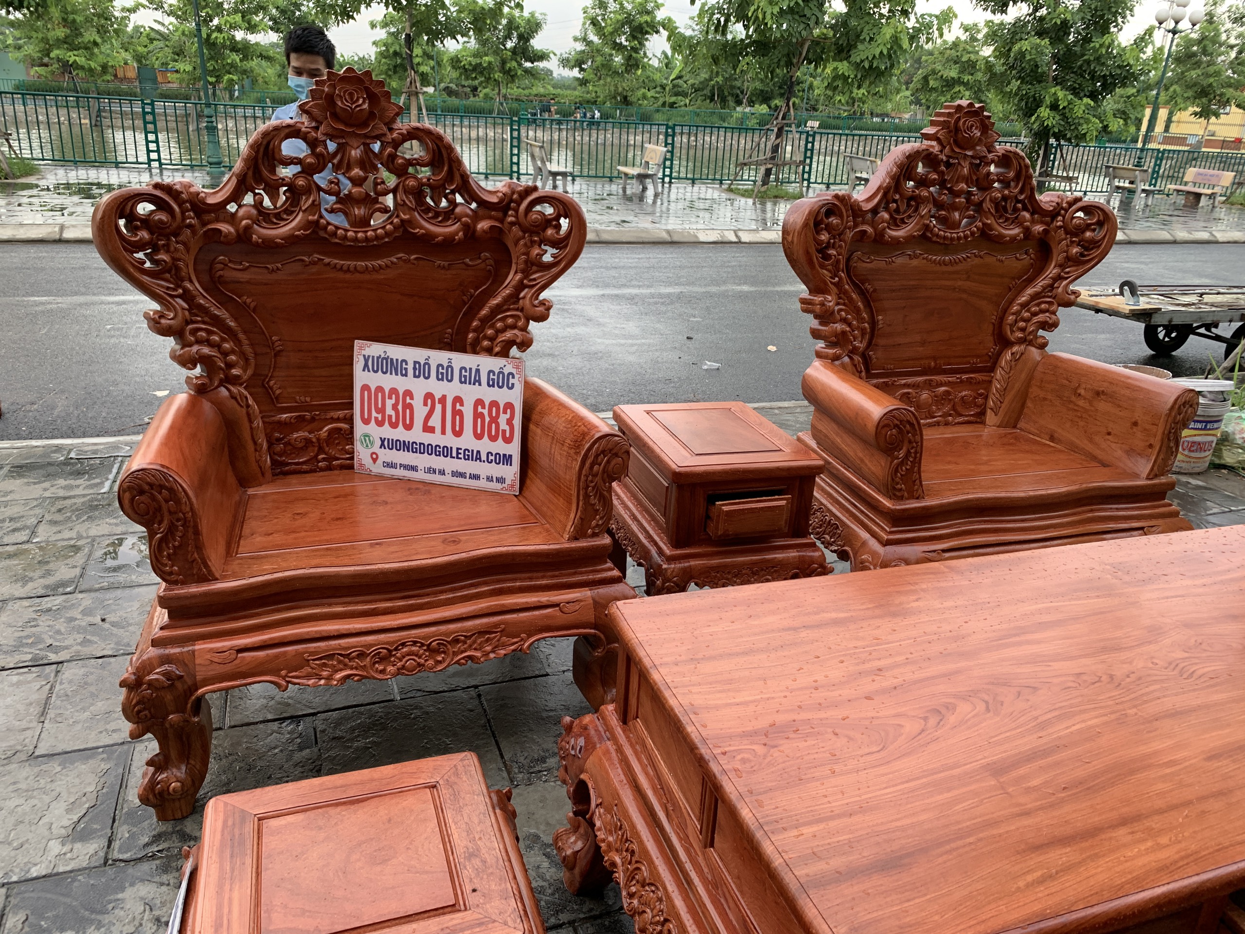 Bộ Hoàng Gia K5V2 gỗ Hương ( A Viên - Hải Phòng) Bộ Hoàng Gia K5V2 gỗ Hương ( A Viên - Hải Phòng) 15