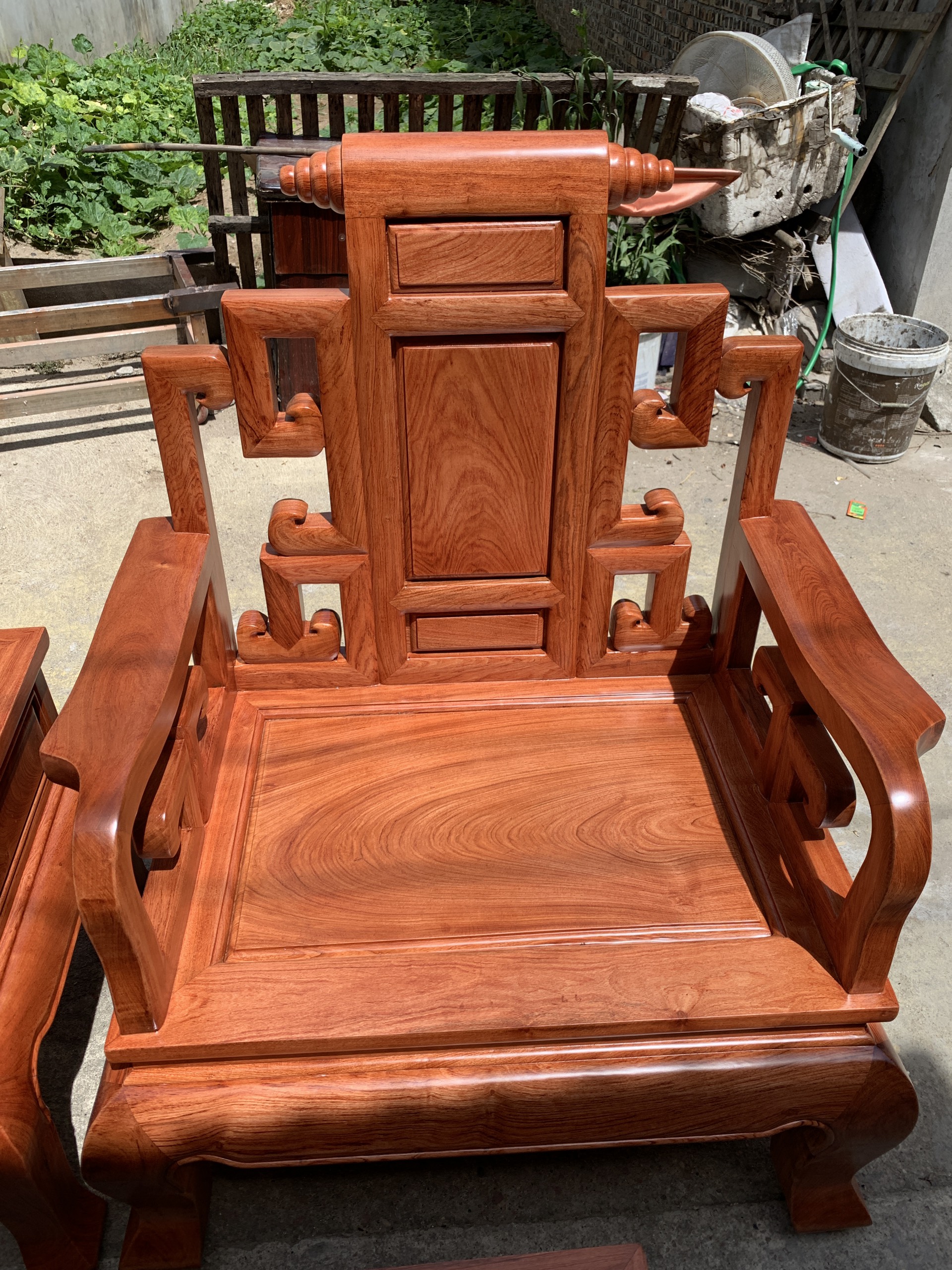 Bộ Sơn Thủy vách trơn gỗ Hương đá ( Chị Thủy - Thái Bình) Bộ Sơn Thủy vách trơn gỗ Hương đá ( Chị Thủy - Thái Bình) 12