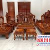 Bộ Nghê Phượng tay cột 14cm gỗ Hương Đá ( A Minh - Phú Thọ)