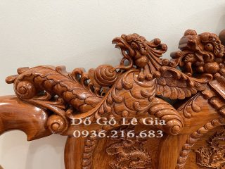 Bộ Nghê Phượng tay cột 14cm gỗ Hương Đá ( A Minh - Phú Thọ) Bộ Nghê Phượng tay cột 14cm gỗ Hương Đá ( A Minh - Phú Thọ) 10