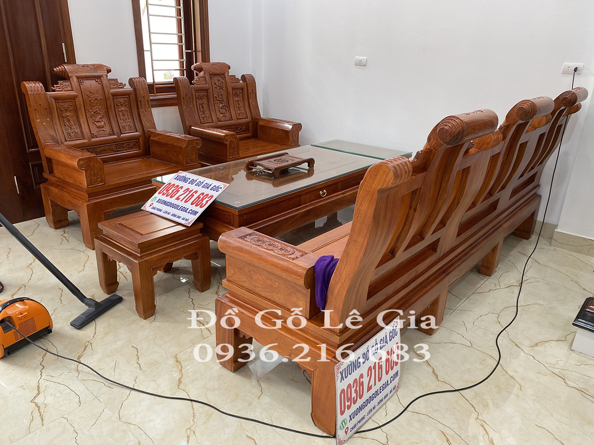 Bộ Âu Á Chương cuốn thư gỗ Hương ( A Xuân - Hà Nội) 12