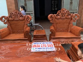 Bộ hoàng gia V4 6 món gỗ hương đá 6