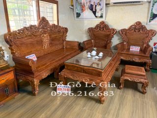 Bộ Hoàng Gia K5V2 gỗ hương đá 5