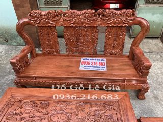 Bộ minh quốc voi chiến tay cột 12 gỗ hương đá Bộ minh quốc voi chiến tay cột 12 gỗ hương đá 5