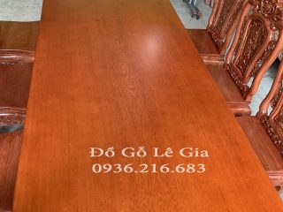 Bộ Bàn Ăn Nguyên Khối Gỗ Hương Đá Bộ Bàn Ăn Nguyên Khối Gỗ Hương Đá 8