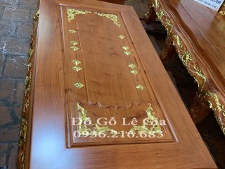 Bộ Hoàng Gia K5V2 Dát Vàng Gỗ Hương Đá Bộ Hoàng Gia K5V2 Dát Vàng Gỗ Hương Đá 7