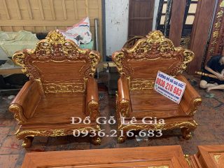 Bộ Hoàng Gia K5V2 Dát Vàng Gỗ Hương Đá Bộ Hoàng Gia K5V2 Dát Vàng Gỗ Hương Đá 6