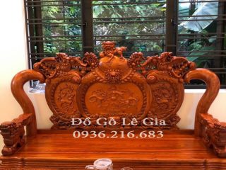 Bộ Nghê Phượng tay cột 12cm gỗ Hương đá 6 món Bộ Nghê Phượng tay cột 12cm gỗ Hương đá 6 món 5