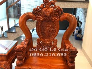 Bộ Nghê Phượng tay cột 12cm gỗ Hương đá 6 món Bộ Nghê Phượng tay cột 12cm gỗ Hương đá 6 món 6