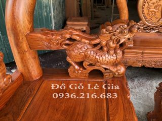 Bộ Nghê Phượng tay cột 12cm gỗ Hương đá 6 món Bộ Nghê Phượng tay cột 12cm gỗ Hương đá 6 món 7