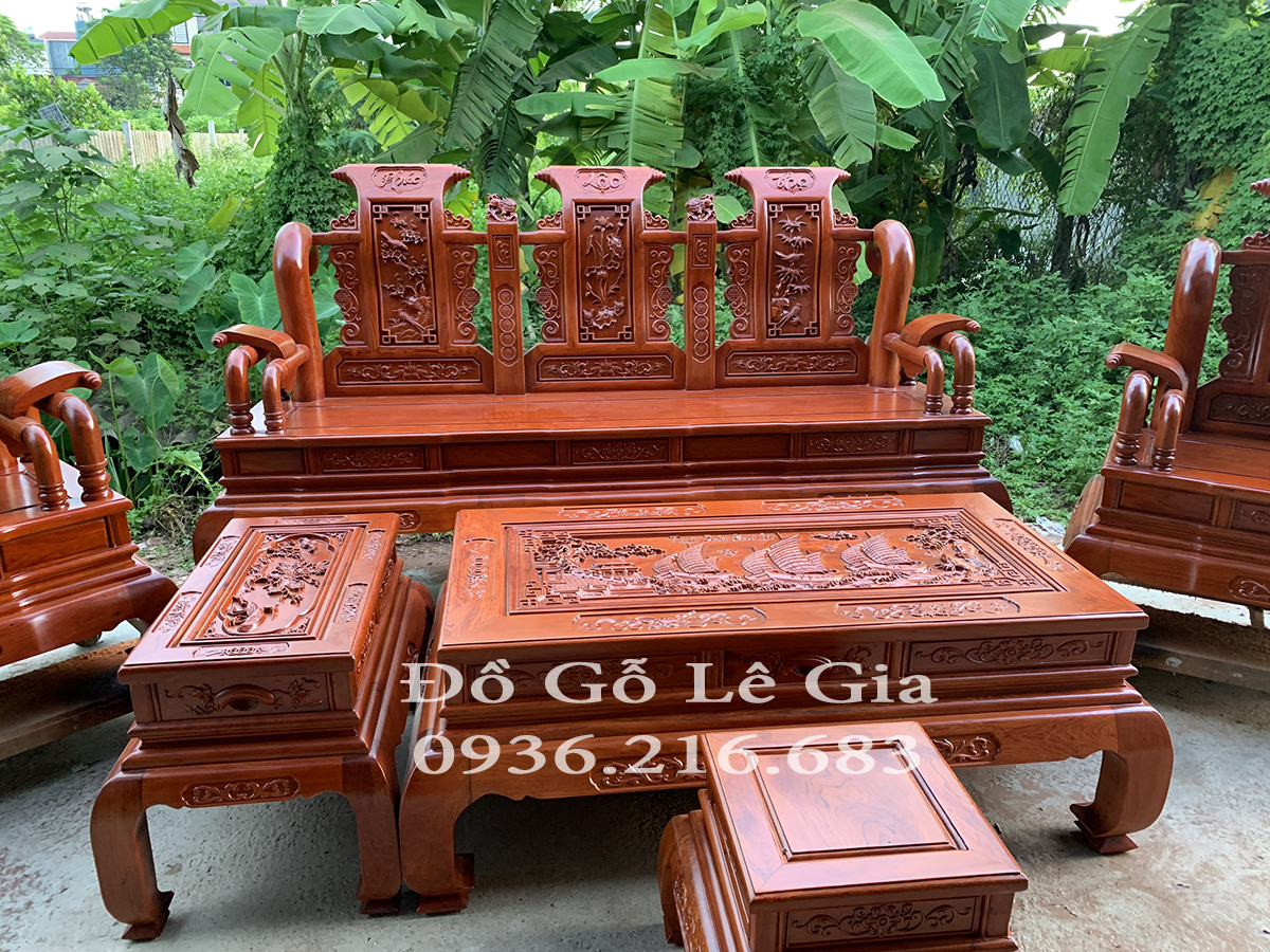 Bộ Tần Thủy Hoàng đục tay siêu vip gỗ Hương đá ( A Bảo Ninh Bình) 19