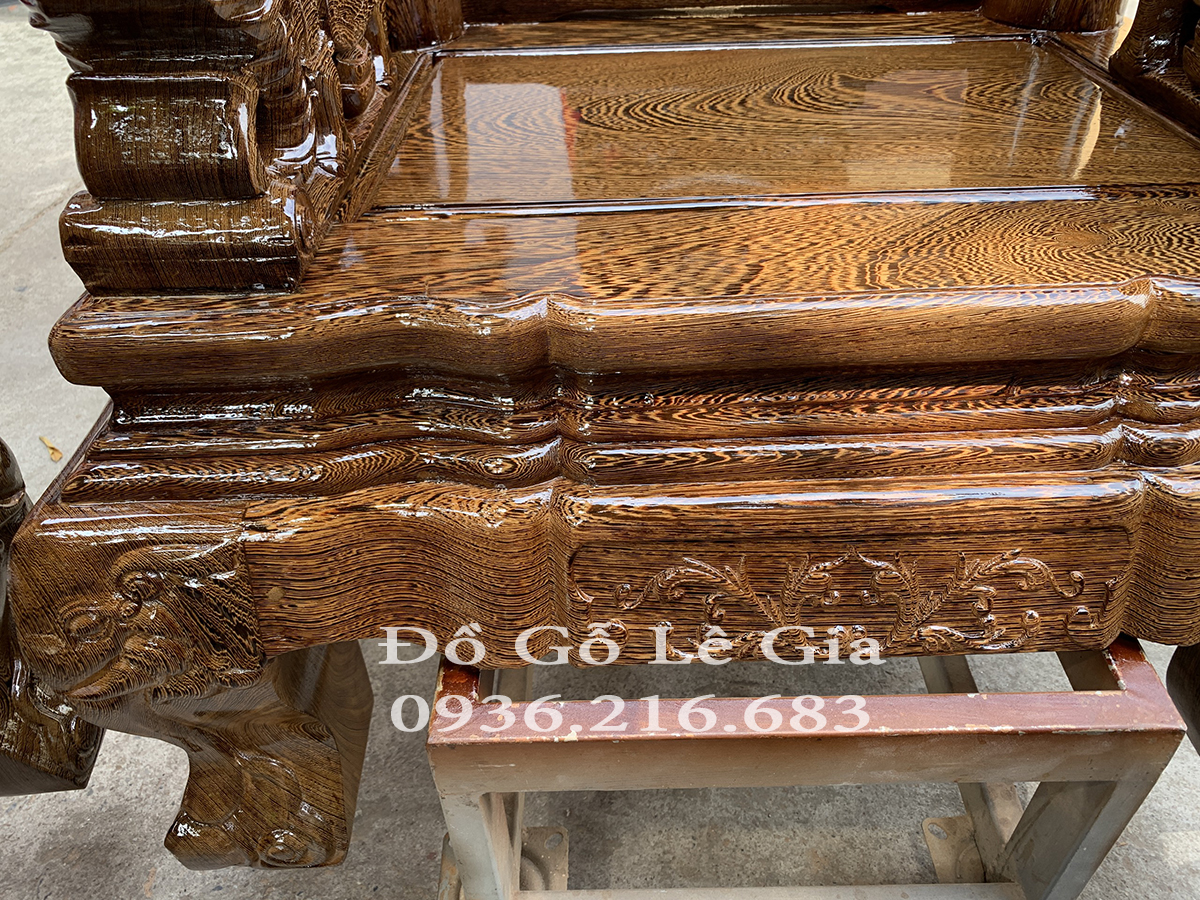 Bộ Minh Quốc Voi 10 món gỗ Mun ( Anh Tuấn - Lạng Sơn) 19